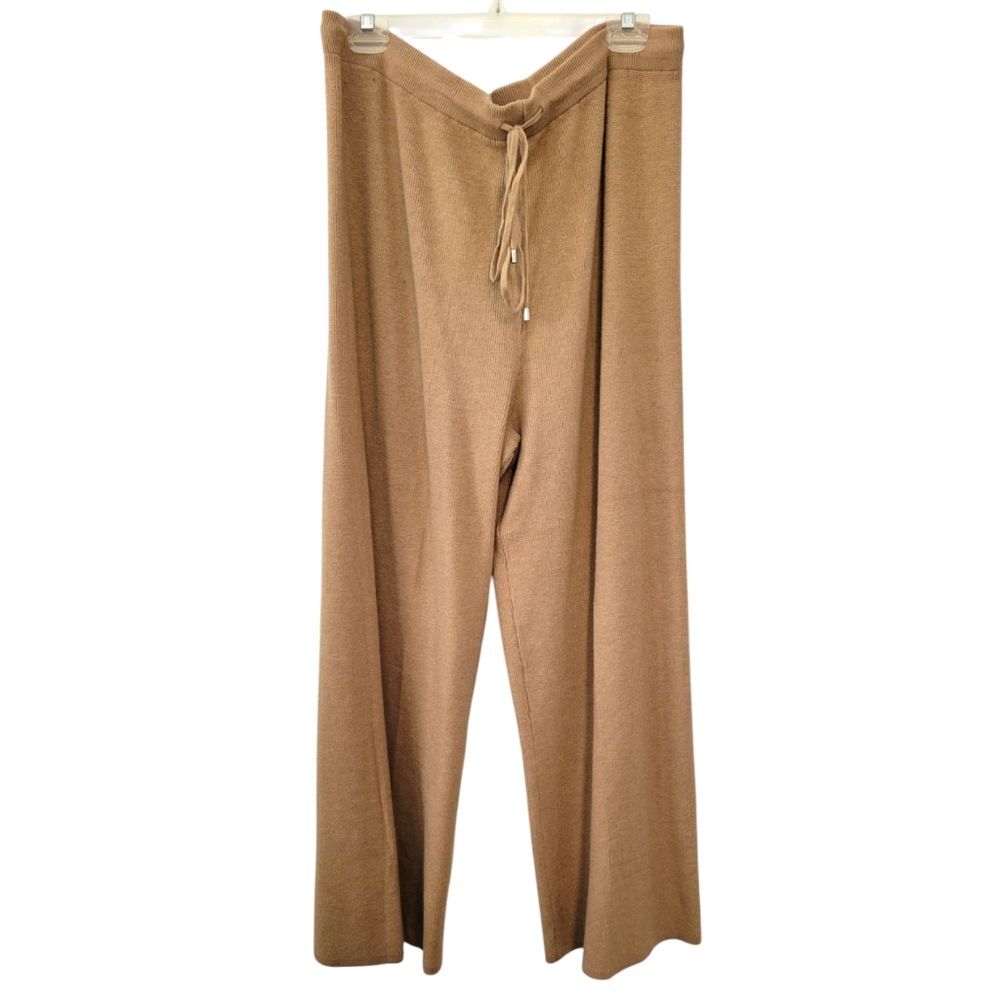 Isabel by Ingrid & Isabel Maternity Tan Ribbed Knit Lounge Pants Size XL
